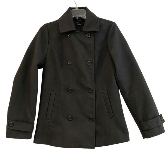 Forever 21 Women’s Gray Pea Coat Size Small - Picture 1 of 12
